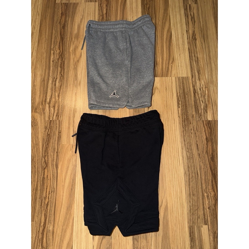 Jordan‎ Nike Boys Heavy Cotton Shorts Sz M Medium 10/12 10 12 Lot Of 2